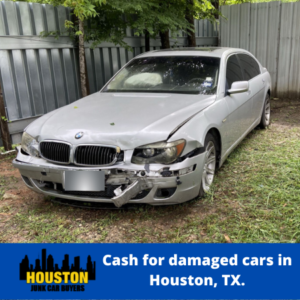 Cash for damaged cars in Houston, TX.