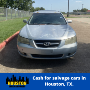 Cash for salvage cars in Houston, TX.