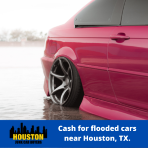 r flooded cars near Houston, TX.